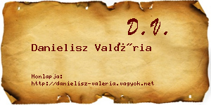 Danielisz Valéria névjegykártya